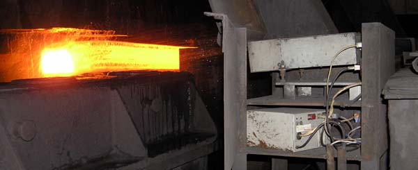 Pic.2.1.ICV testing with hot slab